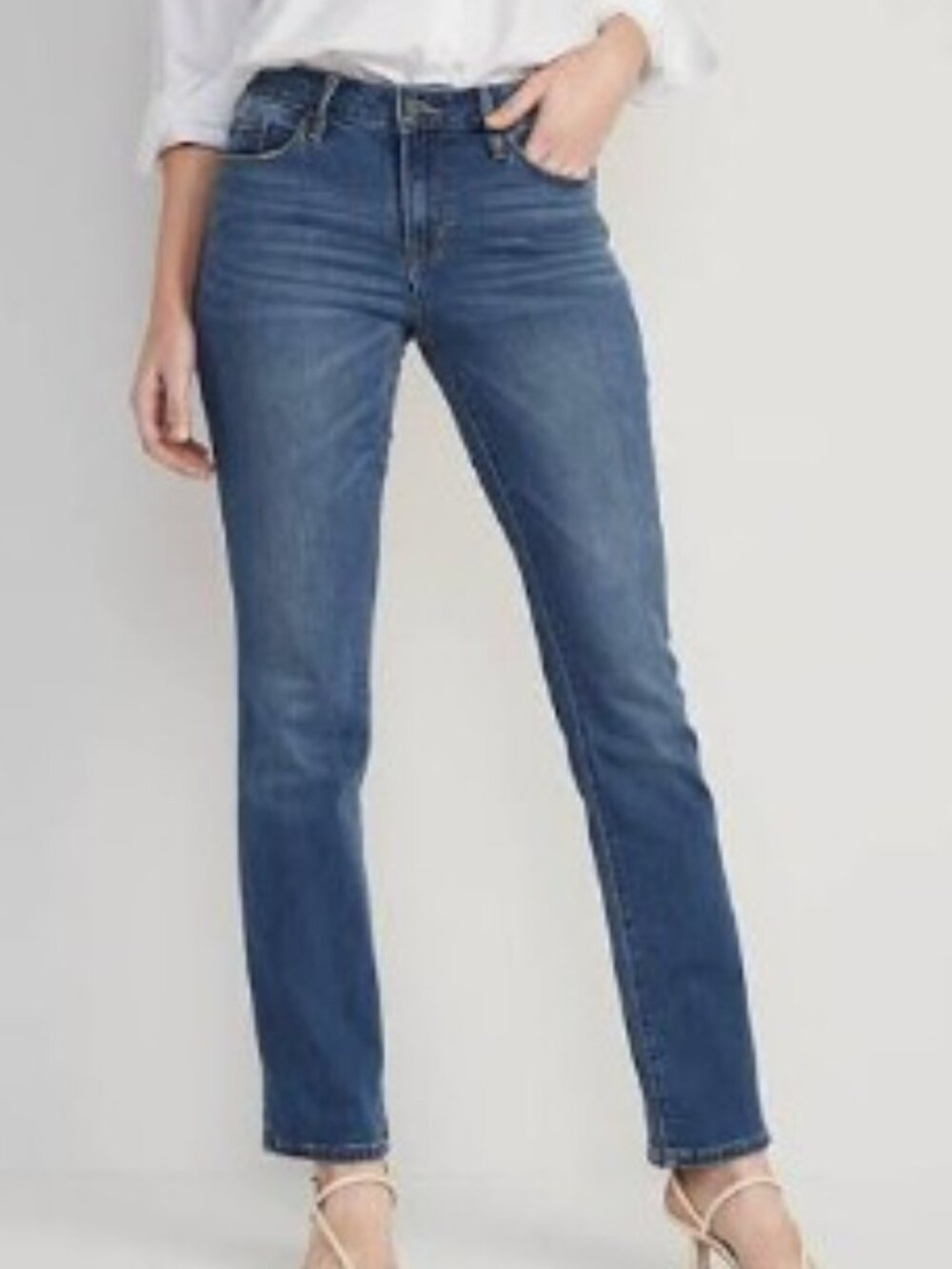 Old Navy Women's Mid-Rise Kicker Boot-Cut Jeans Size 2